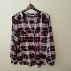 Collective Concepts Roll Sleeve Button up